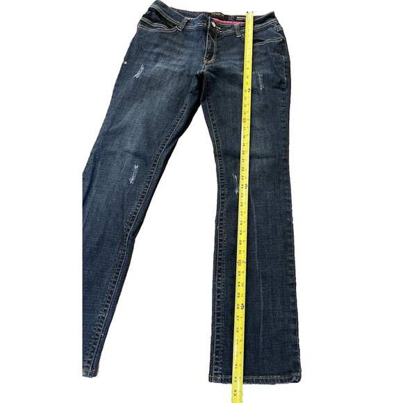 ROCA WEAR WOMENS SIMONE STRAIGHT LEG JEANS SZ 13 EMBELLISHED POCKETS - Picture 4 of 7